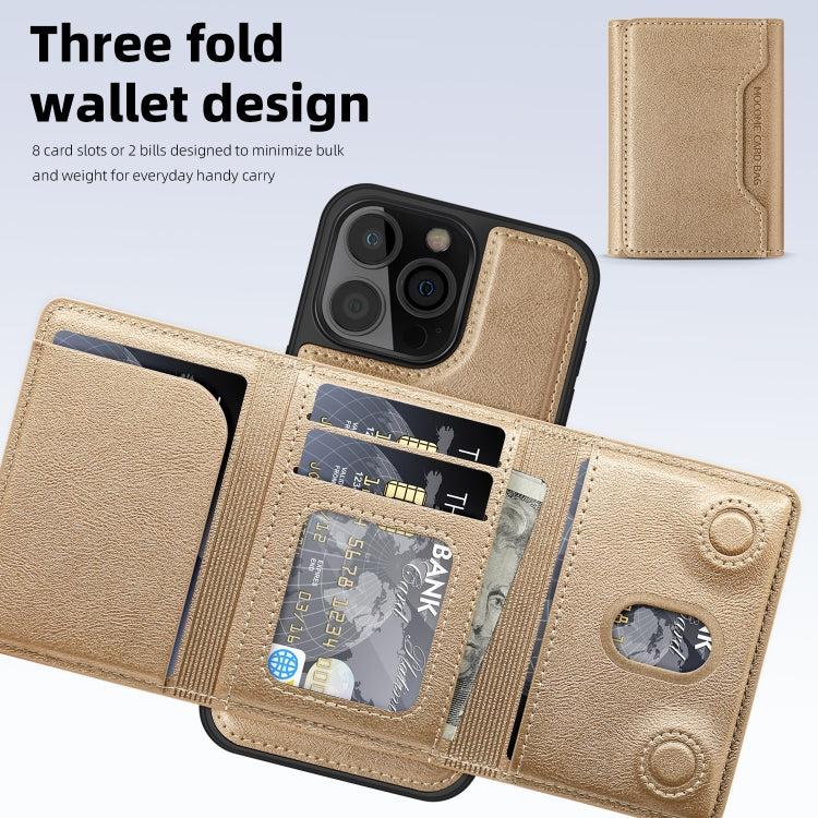 For iPhone 11 Shield Multi-functional MagSafe Card Bag Phone Case