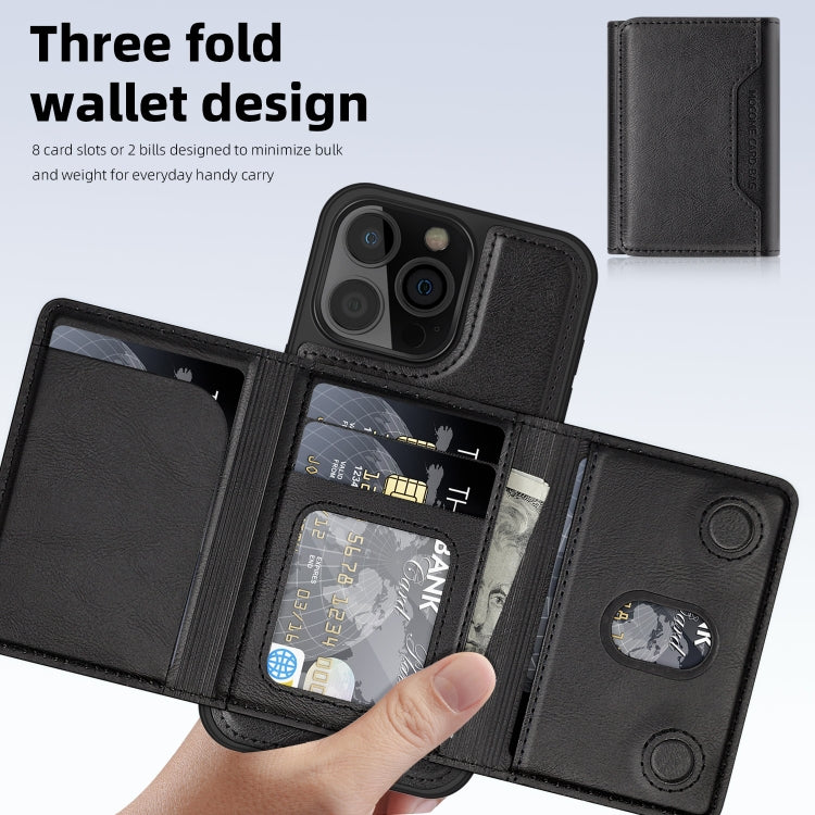 For iPhone 11 Pro Max Shield Multi-functional MagSafe Card Bag Phone Case