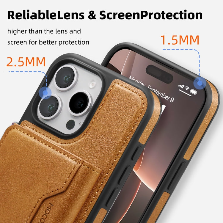 For iPhone 12 Shield Multi-functional MagSafe Card Bag Phone Case