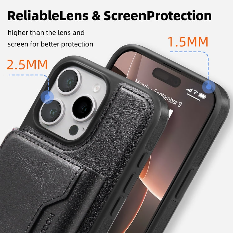 For iPhone 13 Pro Shield Multi-functional MagSafe Card Bag Phone Case