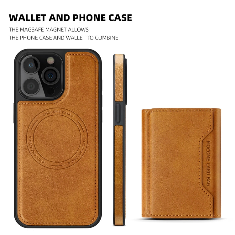 For iPhone 14 Shield Multi-functional MagSafe Card Bag Phone Case