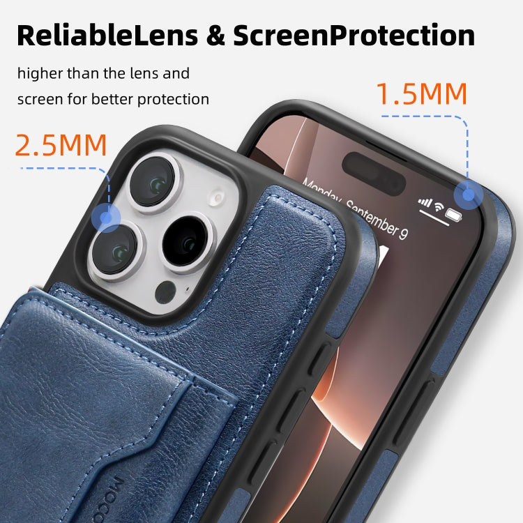 For iPhone 14 Shield Multi-functional MagSafe Card Bag Phone Case