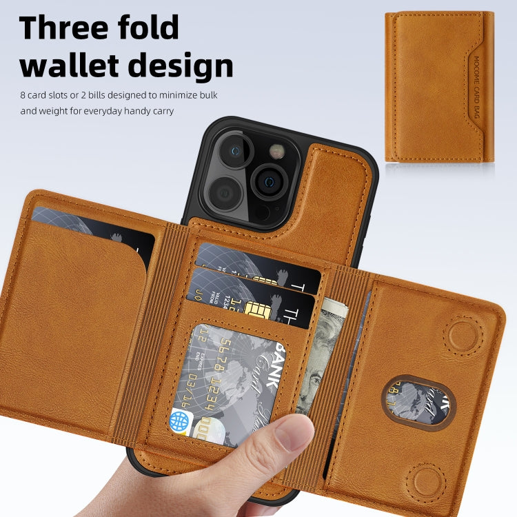 For iPhone 14 Pro Shield Multi-functional MagSafe Card Bag Phone Case