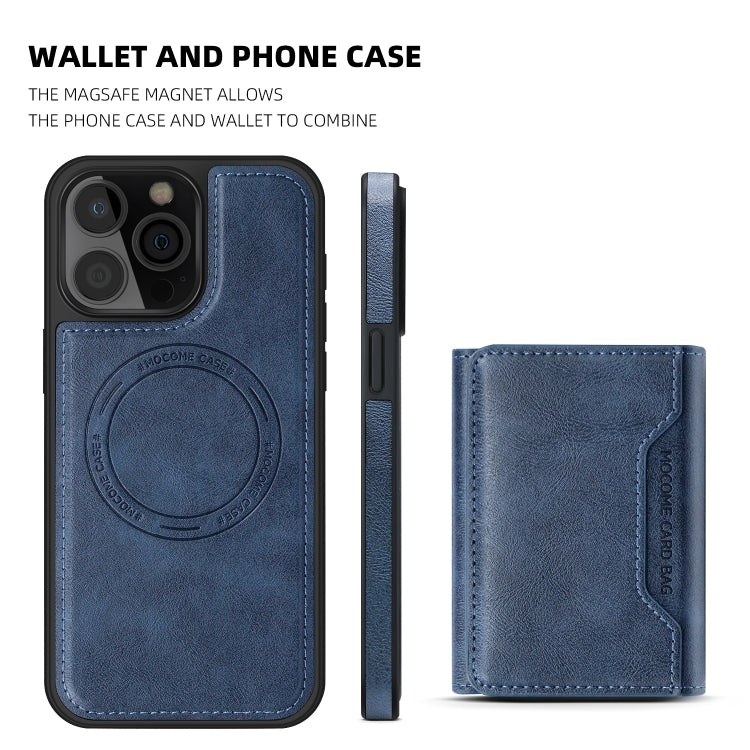 For iPhone 15 Pro Shield Multi-functional MagSafe Card Bag Phone Case