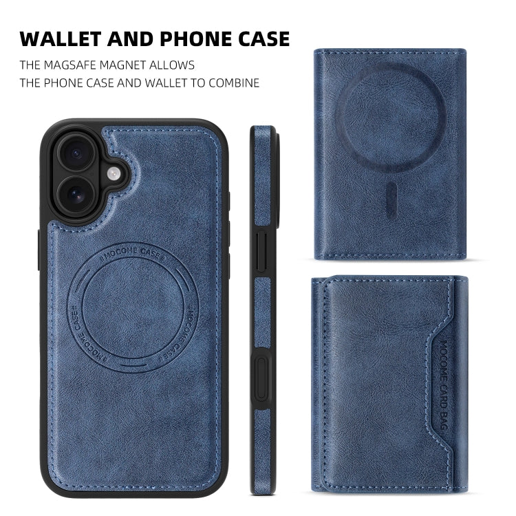 For iPhone 16 Shield Multi-functional MagSafe Card Bag Phone Case