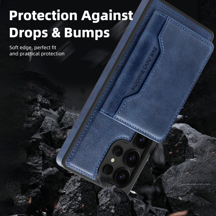 For Samsung Galaxy S25+ 5G Shield Multi-functional MagSafe Card Bag Phone Case