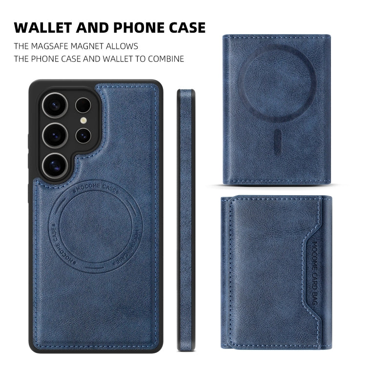 For Samsung Galaxy S25+ 5G Shield Multi-functional MagSafe Card Bag Phone Case