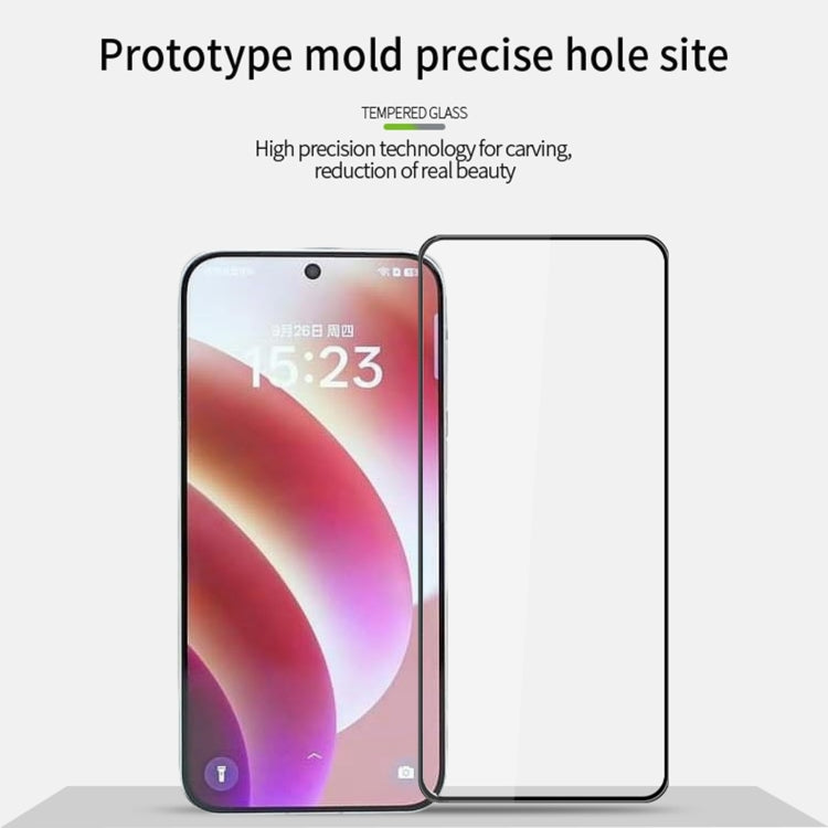 For OPPO Find X8 PINWUYO 9H 3D Full Screen Explosion-proof Tempered Glass Film - Black