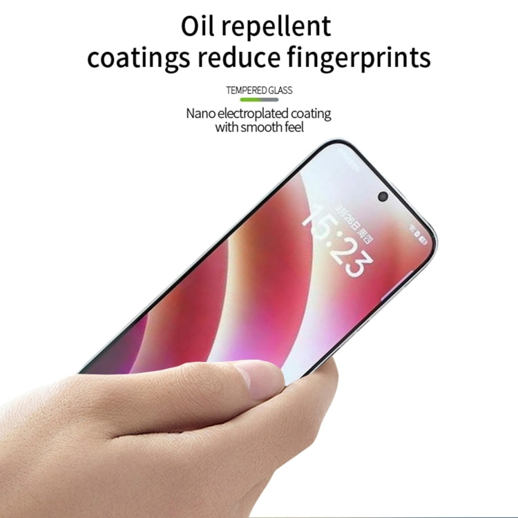 For OPPO Find X8 PINWUYO 9H 3D Full Screen Explosion-proof Tempered Glass Film - Black