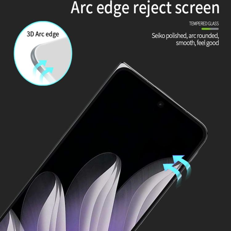 For OPPO Find N5 PINWUYO 9H 3D Full Screen Explosion-proof Tempered Glass Film - Black