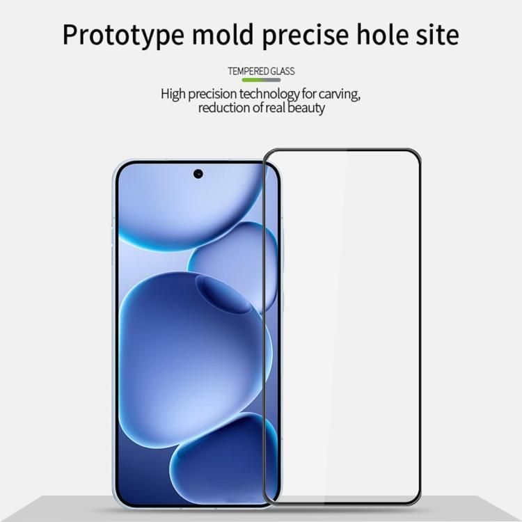 For OPPO Find X8s PINWUYO 9H 3D Full Screen Explosion-proof Tempered Glass Film - Black