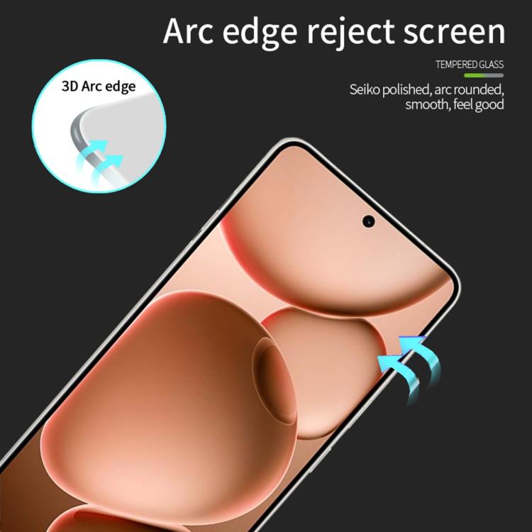For OPPO Find X8 Ultra PINWUYO 9H 3D Full Screen Explosion-proof Tempered Glass Film - Black