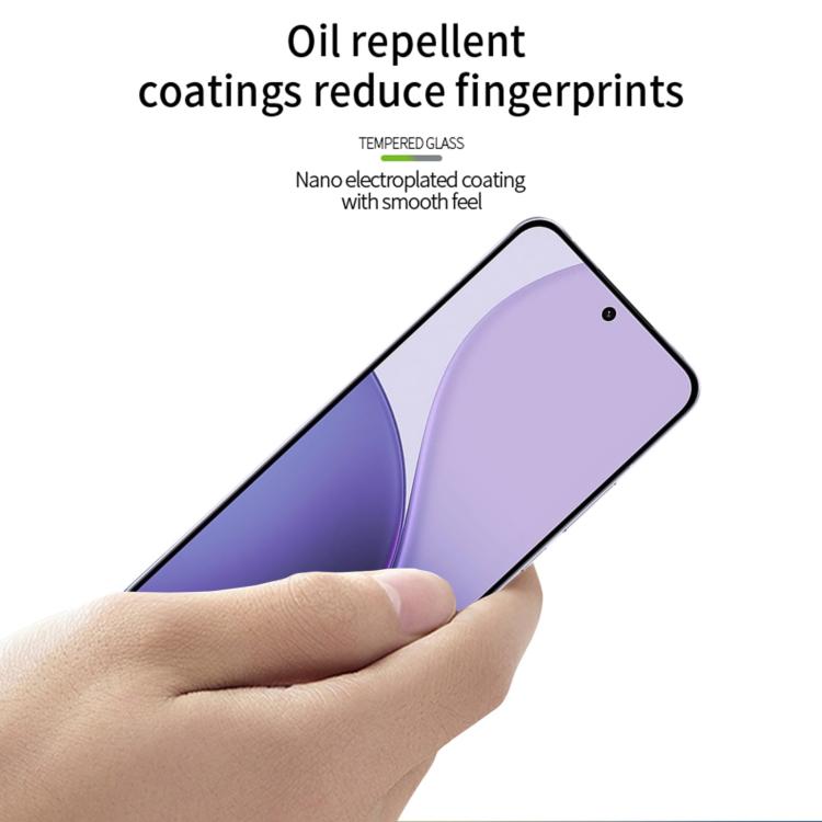 For OPPO Reno14 Pro PINWUYO 9H 3D Full Screen Explosion-proof Tempered Glass Film - Black