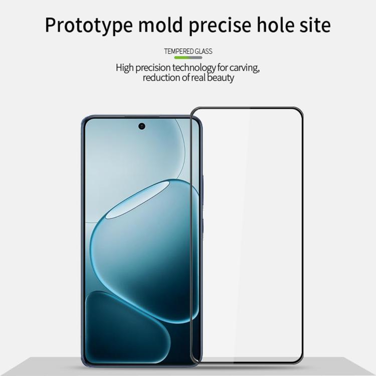 For OPPO A6 GT / A6 Max 5G PINWUYO 9H 3D Full Screen Explosion-proof Tempered Glass Film - Black