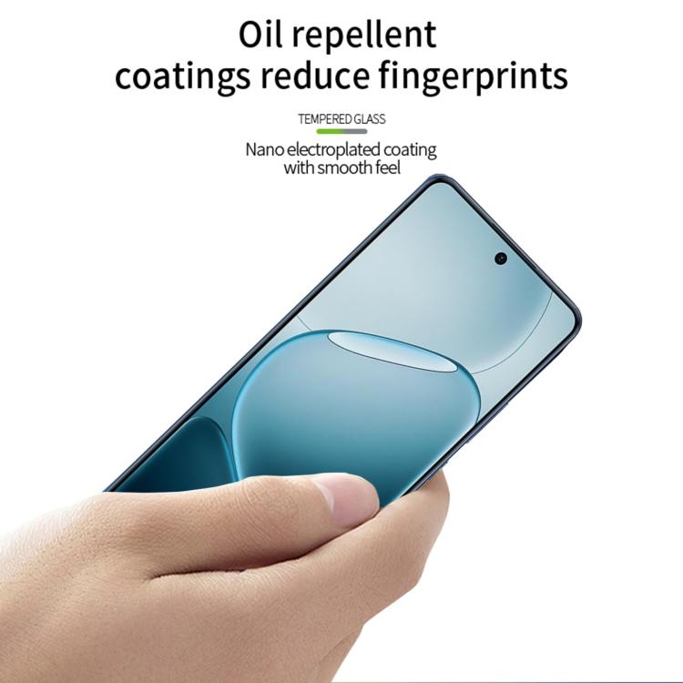 For OPPO A6 GT / A6 Max 5G PINWUYO 9H 3D Full Screen Explosion-proof Tempered Glass Film - Black