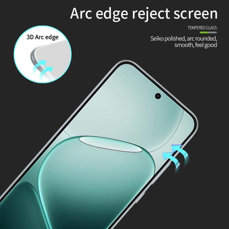 For OPPO A6 Pro 4G / 5G Global PINWUYO 9H 3D Full Screen Explosion-proof Tempered Glass Film - Black