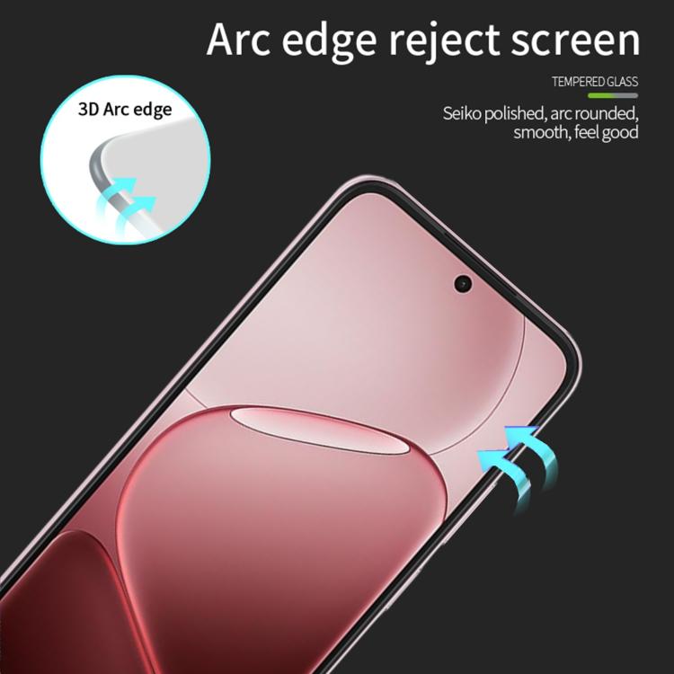 For OPPO A6 Global / A6x / A6s / A6c / A6t PINWUYO 9H 3D Full Screen Explosion-proof Tempered Glass Film - Black