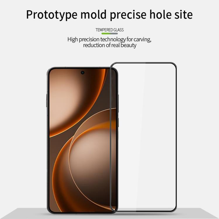 For OPPO Find X9 Ultra PINWUYO 9H 3D Full Screen Explosion-proof Tempered Glass Film - Black