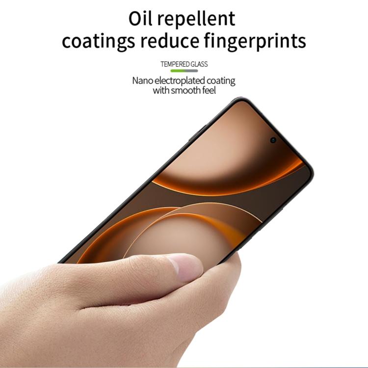 For OPPO Find X9 Ultra PINWUYO 9H 3D Full Screen Explosion-proof Tempered Glass Film - Black