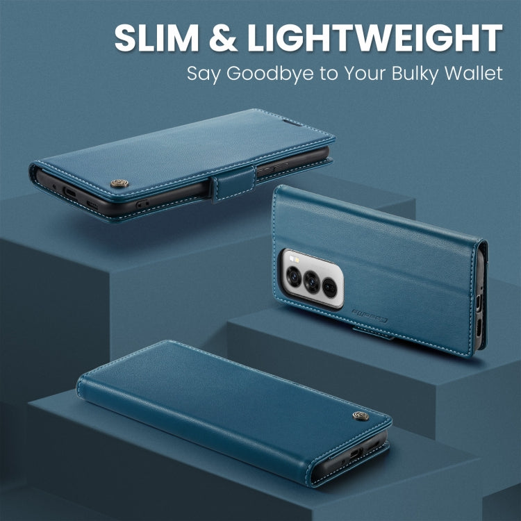 For OPPO Reno12 Pro 5G Global CaseMe 023 Butterfly Buckle Litchi Texture RFID Anti-theft Leather Phone Case