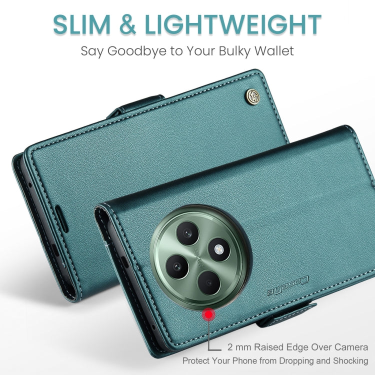 For OPPO Reno12 F /12 FS 5G CaseMe 023 Butterfly Buckle Litchi Texture RFID Anti-theft Leather Phone Case