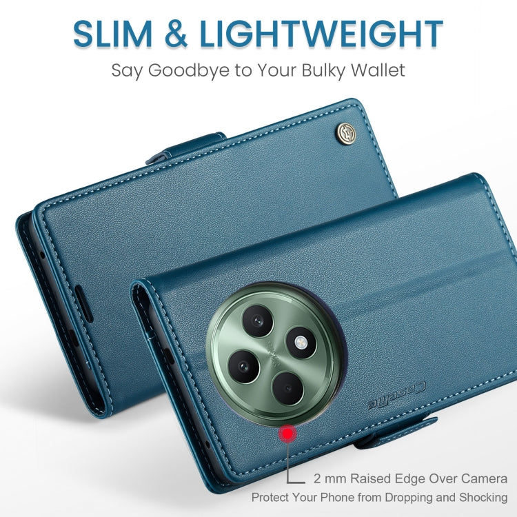 For OPPO Reno12 F /12 FS 5G CaseMe 023 Butterfly Buckle Litchi Texture RFID Anti-theft Leather Phone Case