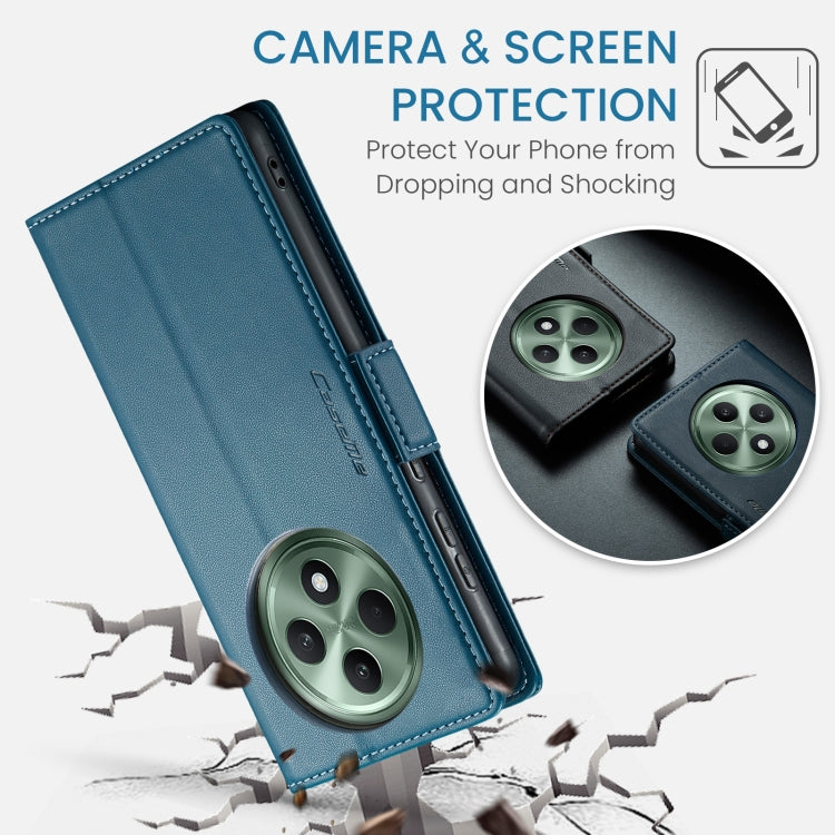 For OPPO Reno12 F /12 FS 5G CaseMe 023 Butterfly Buckle Litchi Texture RFID Anti-theft Leather Phone Case