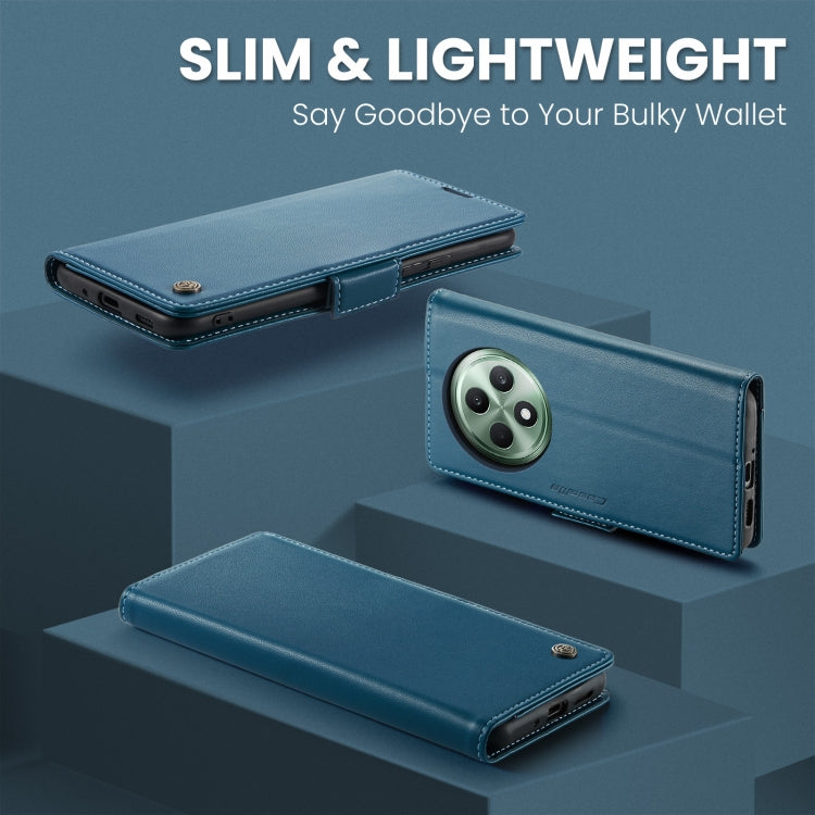 For OPPO Reno12 F /12 FS 5G CaseMe 023 Butterfly Buckle Litchi Texture RFID Anti-theft Leather Phone Case