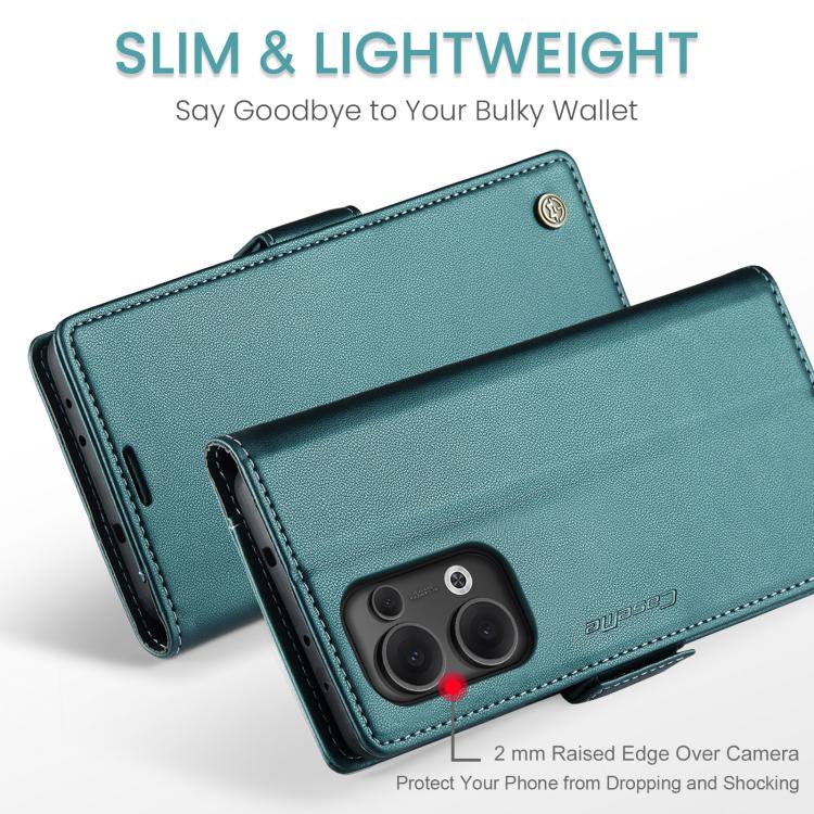 For OPPO Reno13 CaseMe 023 Butterfly Buckle Litchi Texture RFID Anti-theft Leather Phone Case
