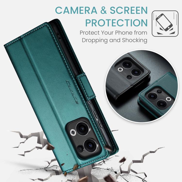 For OPPO Reno13 CaseMe 023 Butterfly Buckle Litchi Texture RFID Anti-theft Leather Phone Case
