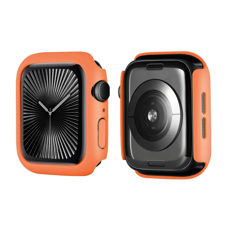 For Apple Watch Series 11 / 10 42mm ENKAY Hat-Prince 2 in 1 Solid Color PC Watch Case with Full Coverage PMMA Soft Film
