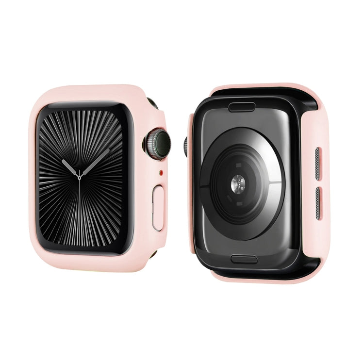 For Apple Watch Series 11 / 10 42mm ENKAY Hat-Prince 2 in 1 Solid Color PC Watch Case with Full Coverage PMMA Soft Film
