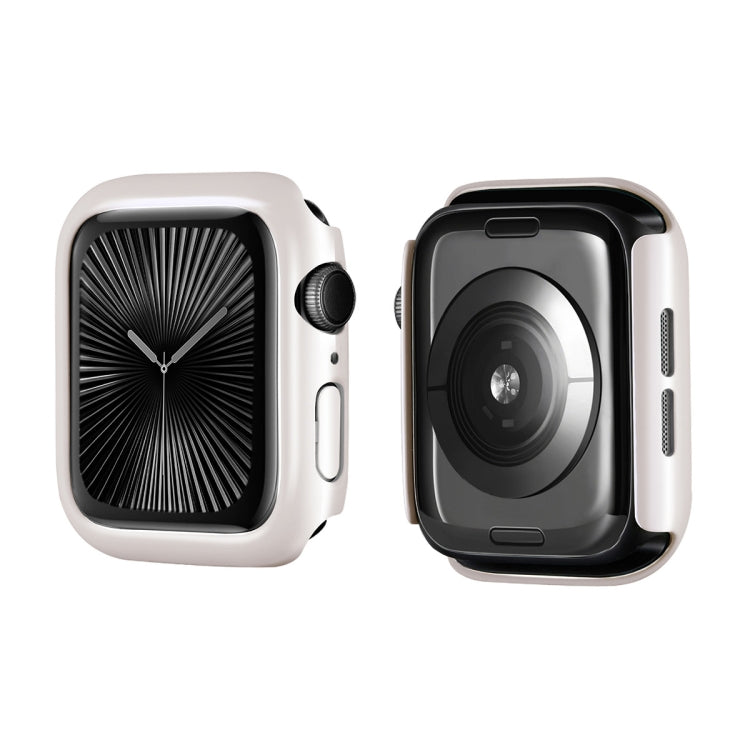 For Apple Watch Series 11 / 10 42mm ENKAY Hat-Prince 2 in 1 Solid Color PC Watch Case with Full Coverage PMMA Soft Film
