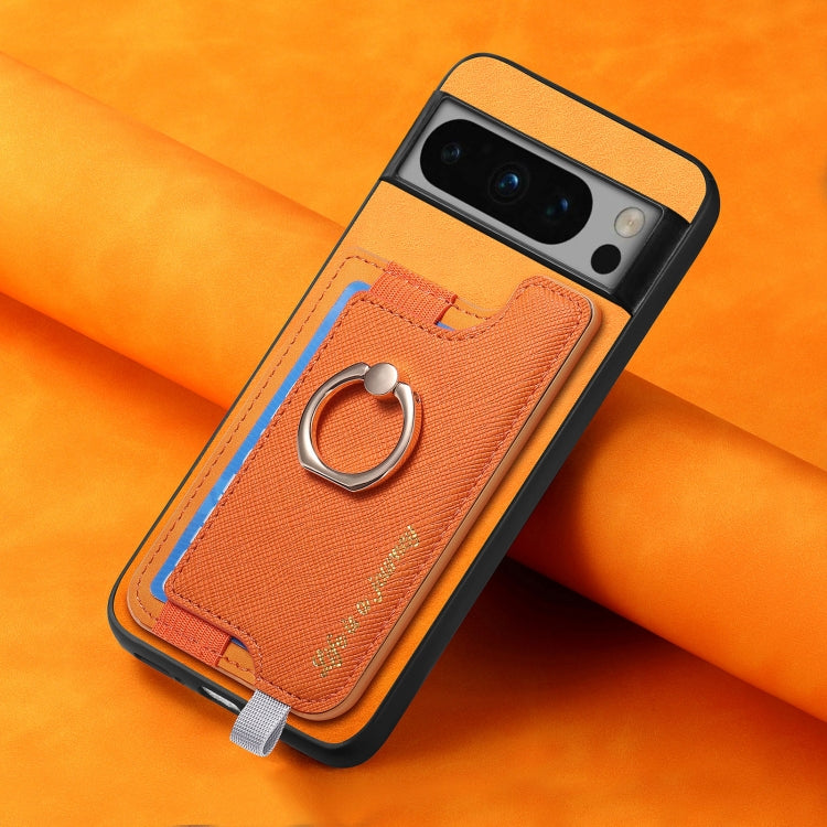 For Google Pixel 8 Pro Retro Magsafe Magnetic PU Back Cover Phone Case