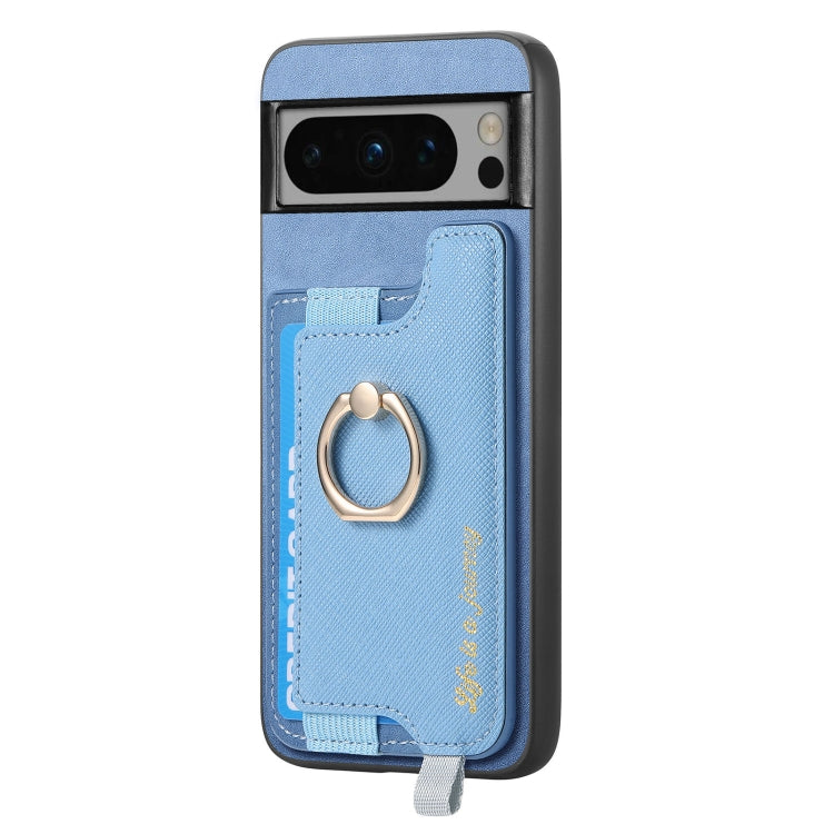 For Google Pixel 8 Pro Retro Magsafe Magnetic PU Back Cover Phone Case