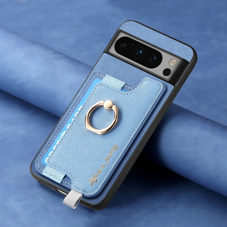 For Google Pixel 8 Pro Retro Magsafe Magnetic PU Back Cover Phone Case