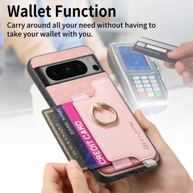 For Google Pixel 8 Pro Retro Magsafe Magnetic PU Back Cover Phone Case