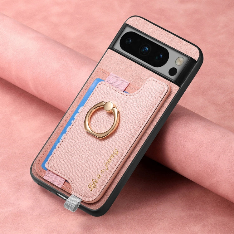For Google Pixel 8 Pro Retro Magsafe Magnetic PU Back Cover Phone Case