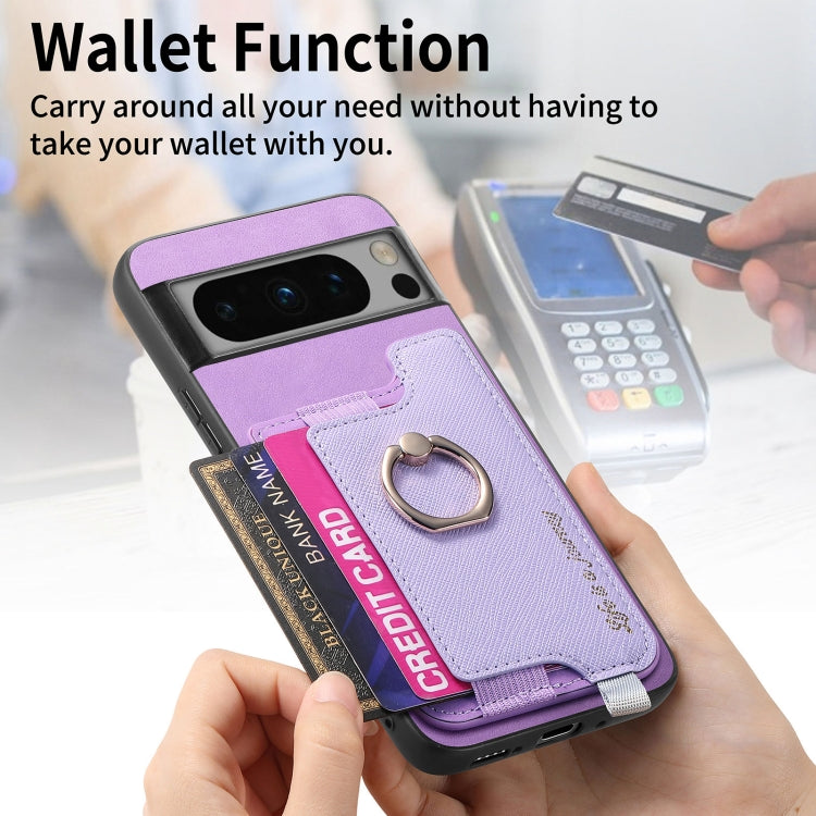 For Google Pixel 8 Pro Retro Magsafe Magnetic PU Back Cover Phone Case
