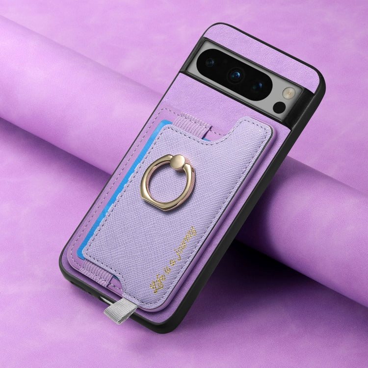 For Google Pixel 8 Pro Retro Magsafe Magnetic PU Back Cover Phone Case