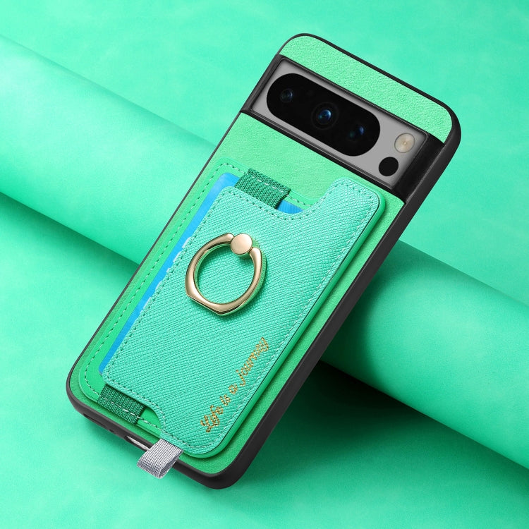 For Google Pixel 8 Pro Retro Magsafe Magnetic PU Back Cover Phone Case