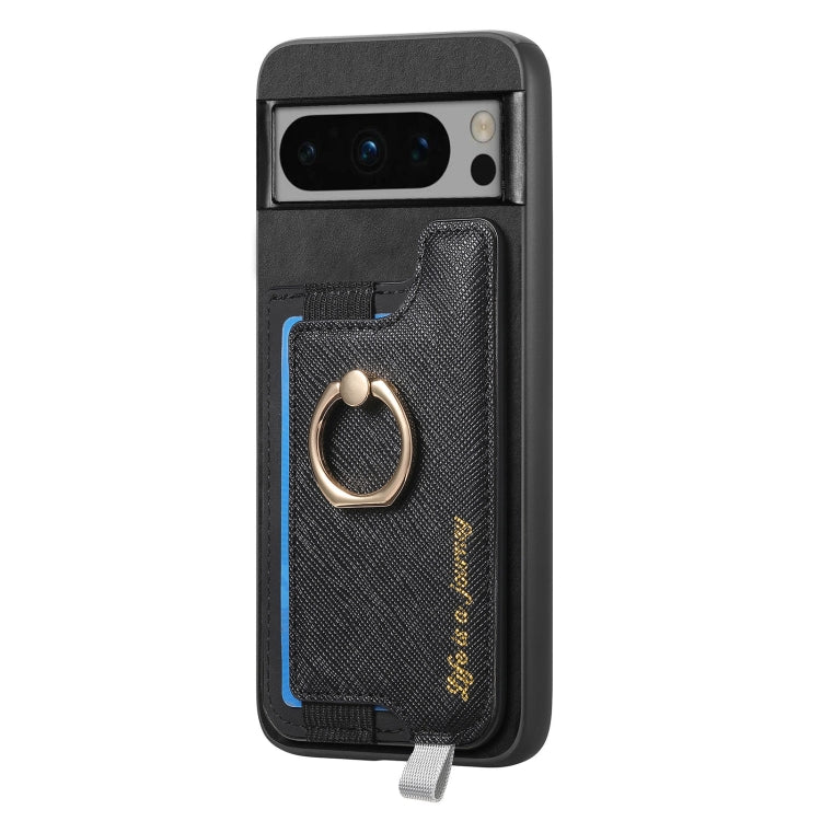 For Google Pixel 8 Pro Retro Magsafe Magnetic PU Back Cover Phone Case