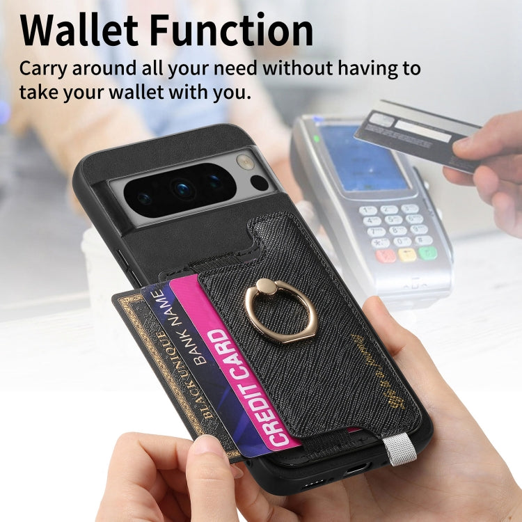 For Google Pixel 8 Pro Retro Magsafe Magnetic PU Back Cover Phone Case