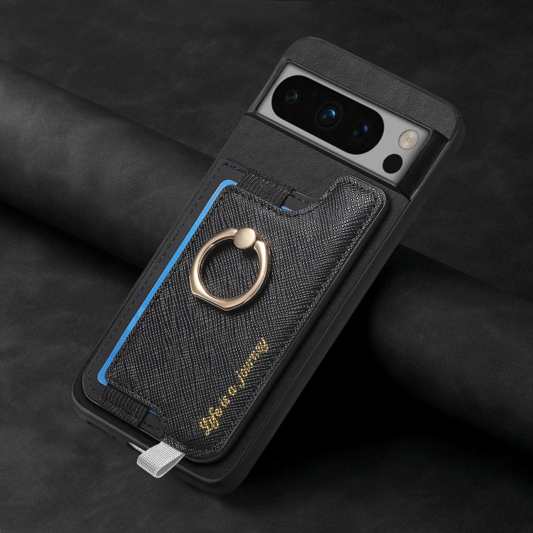 For Google Pixel 8 Pro Retro Magsafe Magnetic PU Back Cover Phone Case