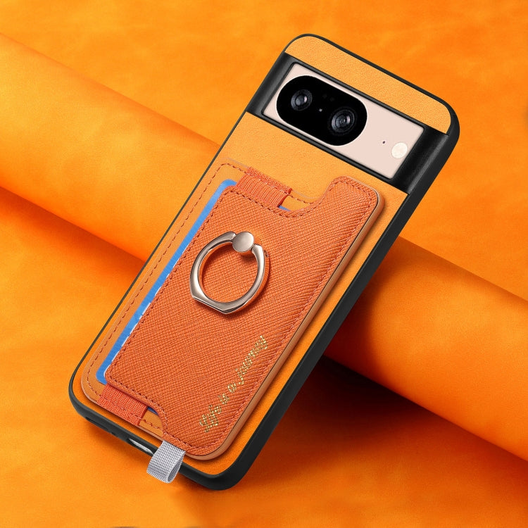 For Google Pixel 8 Retro Magsafe Magnetic PU Back Cover Phone Case
