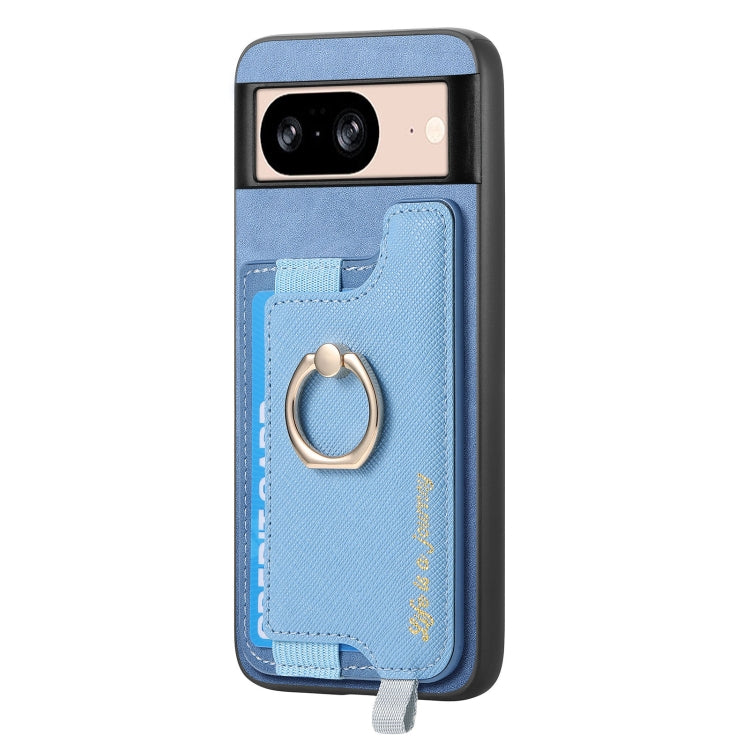 For Google Pixel 8 Retro Magsafe Magnetic PU Back Cover Phone Case