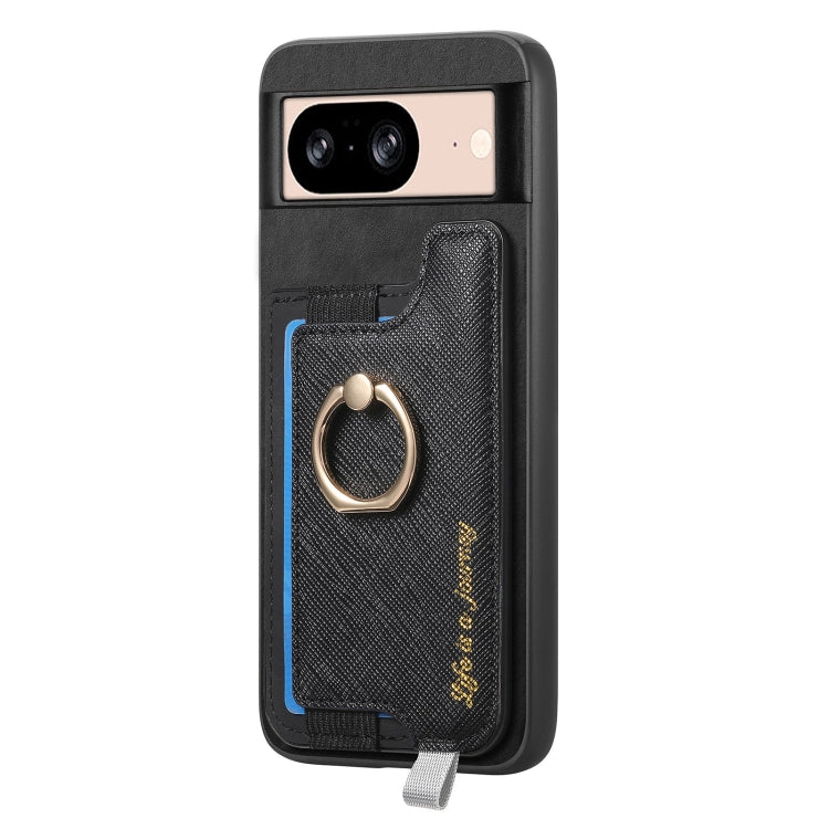 For Google Pixel 8 Retro Magsafe Magnetic PU Back Cover Phone Case