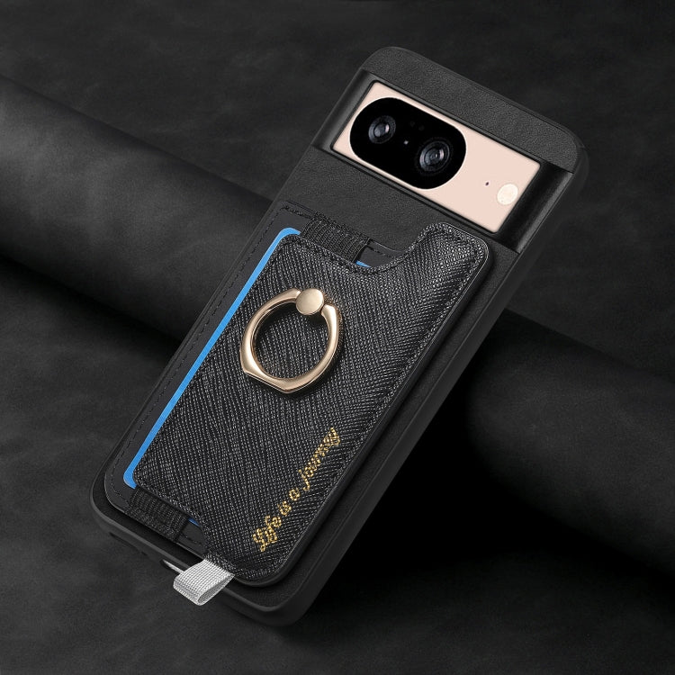 For Google Pixel 8 Retro Magsafe Magnetic PU Back Cover Phone Case