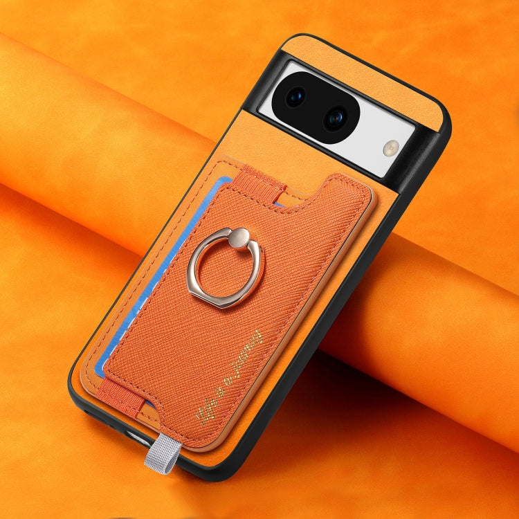 For Google Pixel 7a Retro Magsafe Magnetic PU Back Cover Phone Case