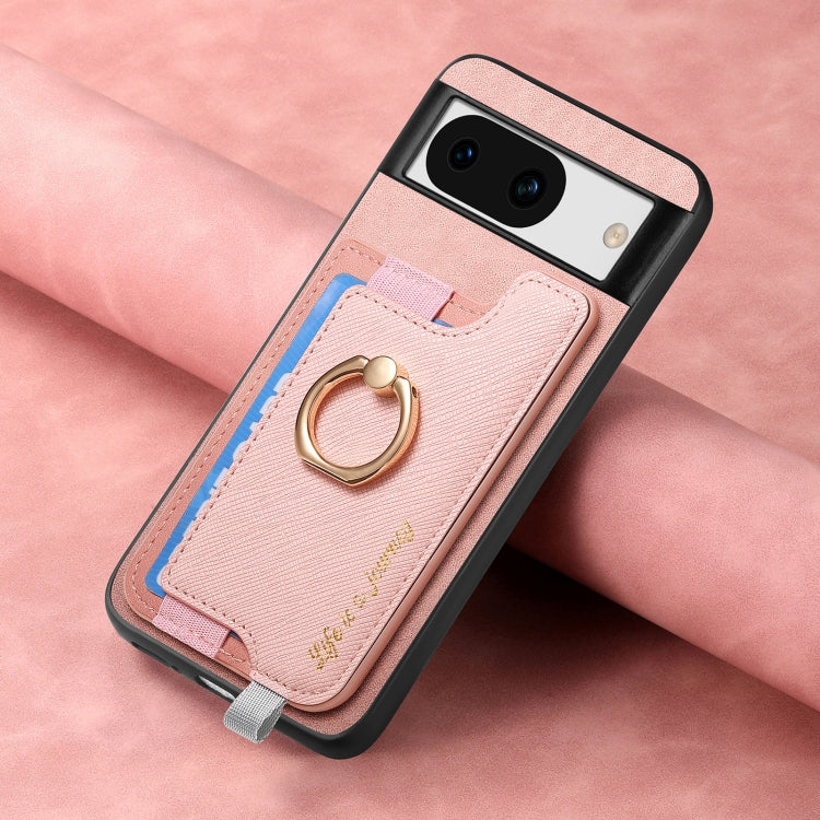 For Google Pixel 7a Retro Magsafe Magnetic PU Back Cover Phone Case